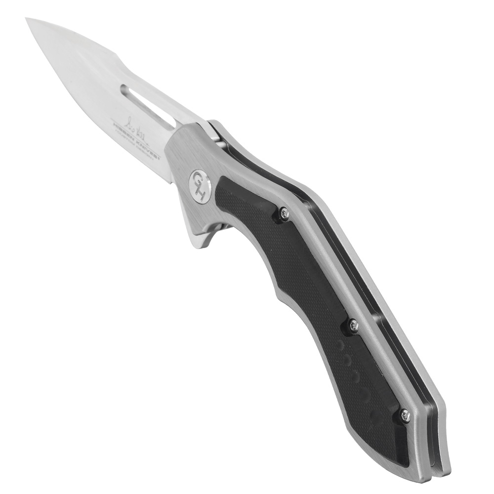 United Cutlery Einhandmesser Gil Hibben`s Hurricane G10 silber/schwarz Bild 1