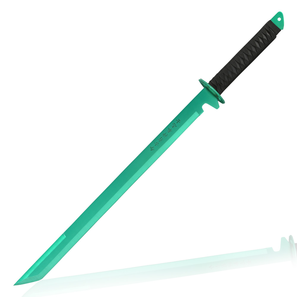 Ninja Schwert Technicolor 70 cm inkl. Scheide  grün