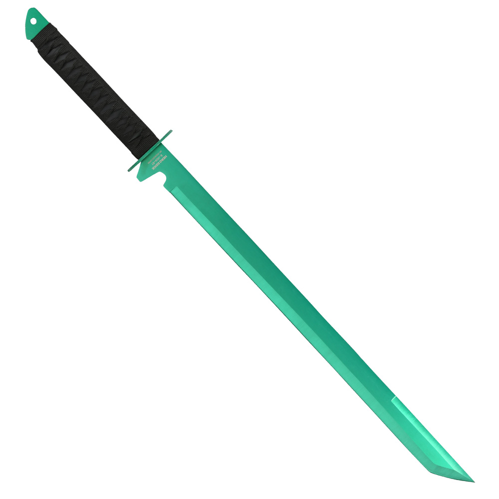 Ninja Schwert Technicolor 70 cm inkl. Scheide  grün Bild 1