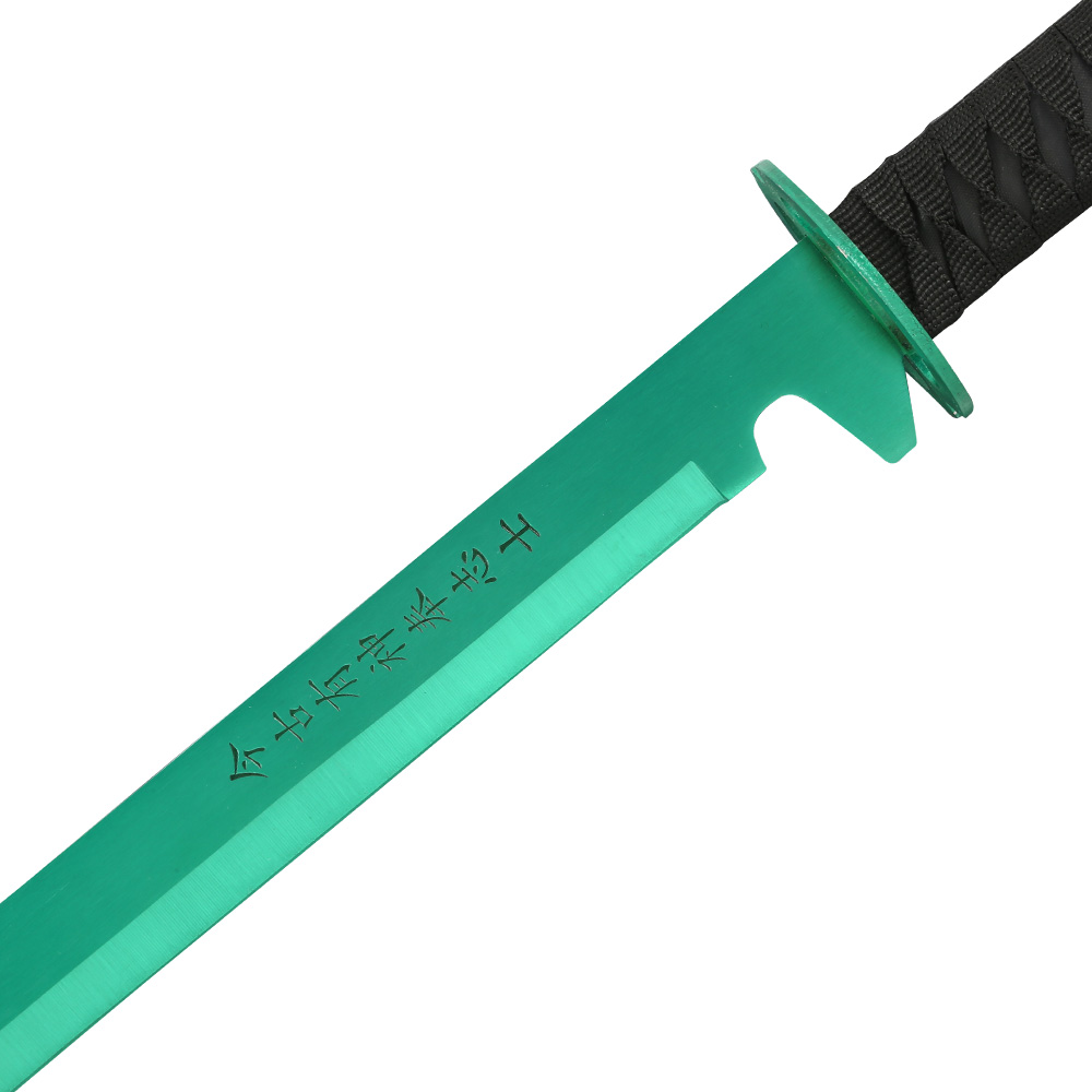Ninja Schwert Technicolor 70 cm inkl. Scheide  grün Bild 3