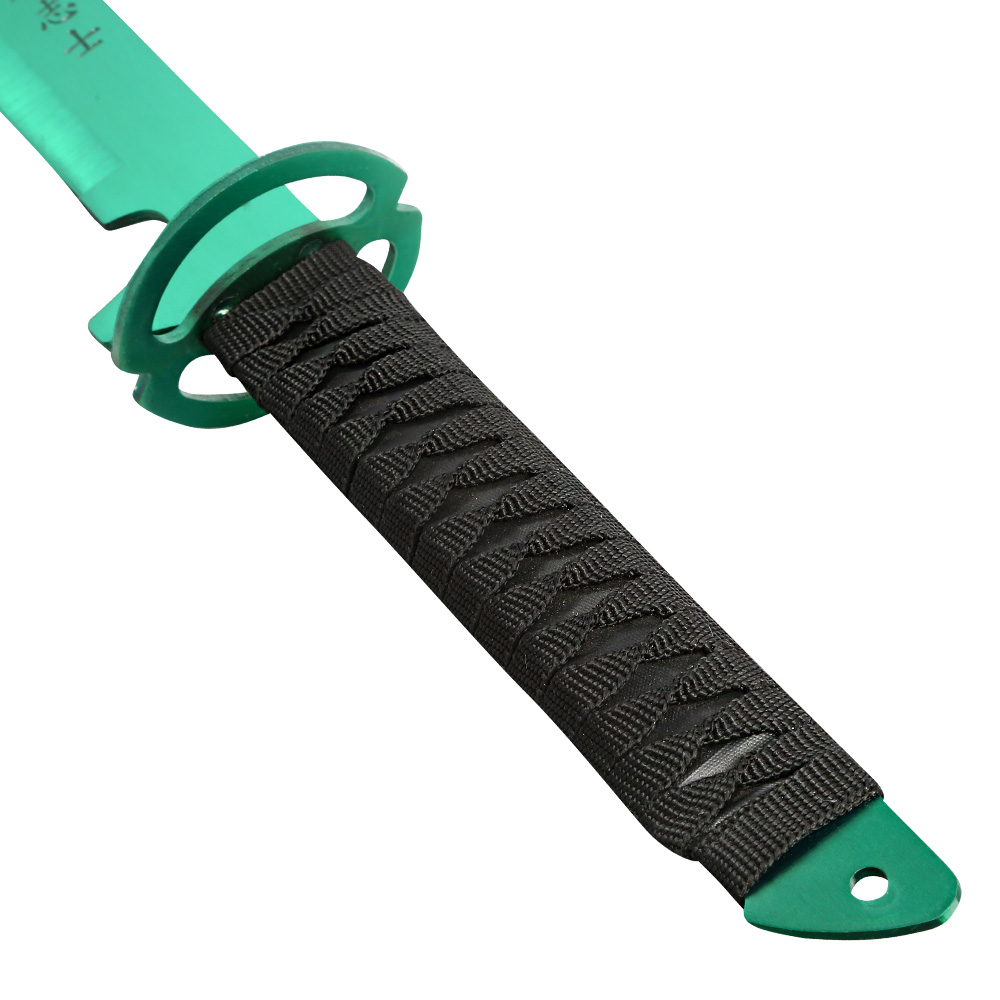 Ninja Schwert Technicolor 70 cm inkl. Scheide  grün Bild 5
