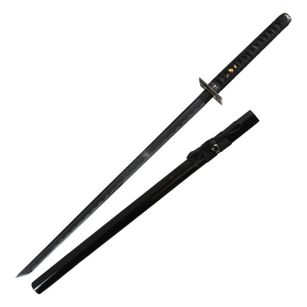Onikiri Sammlerkatana Drache inkl. Holzscheide, Echtheitszertifikat schwarz Bild 1