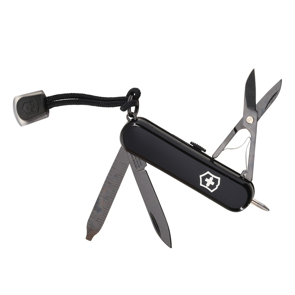 Victorinox Taschenmesser Signature Lite Onyx Black inkl. Kugelschreiber, LED Lampe schwarz Bild 1