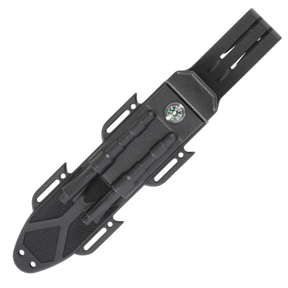 Magnum Outdoormesser M-Spec Survival Knife inkl. Nylonscheide schwarz/oliv Bild 5