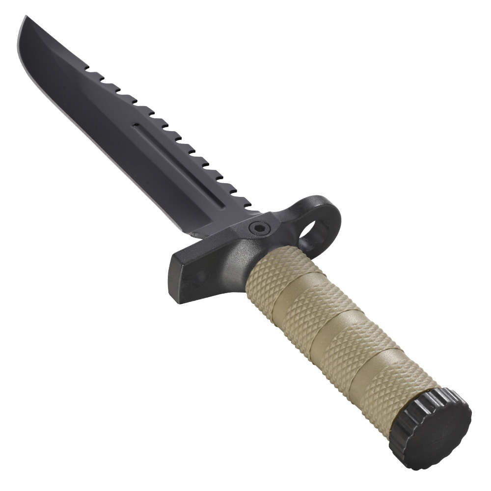 Magnum Outdoormesser M-Spec Survival Knife inkl. Nylonscheide schwarz/oliv Bild 7