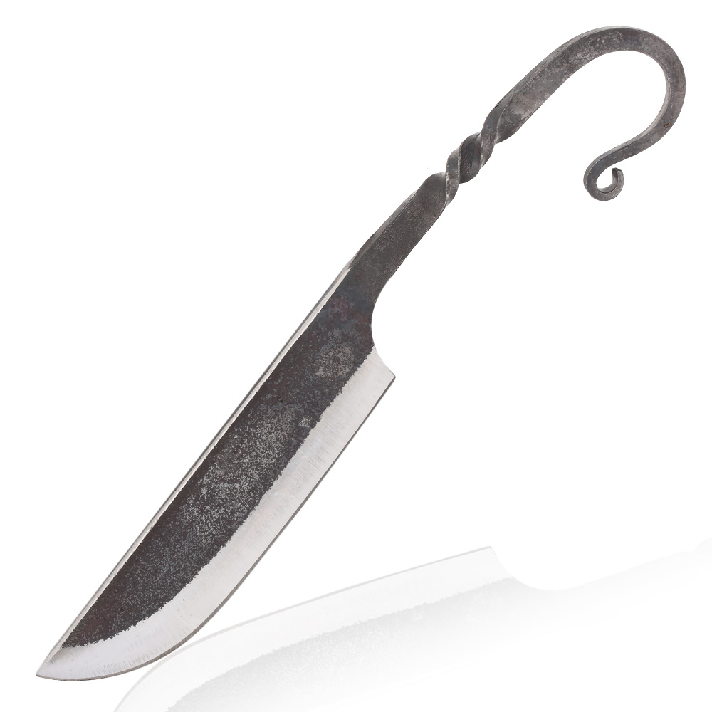 Haller Mittelalter Messer aus Kohlenstoffstahl Lederscheide RESPOSTEN 81533 