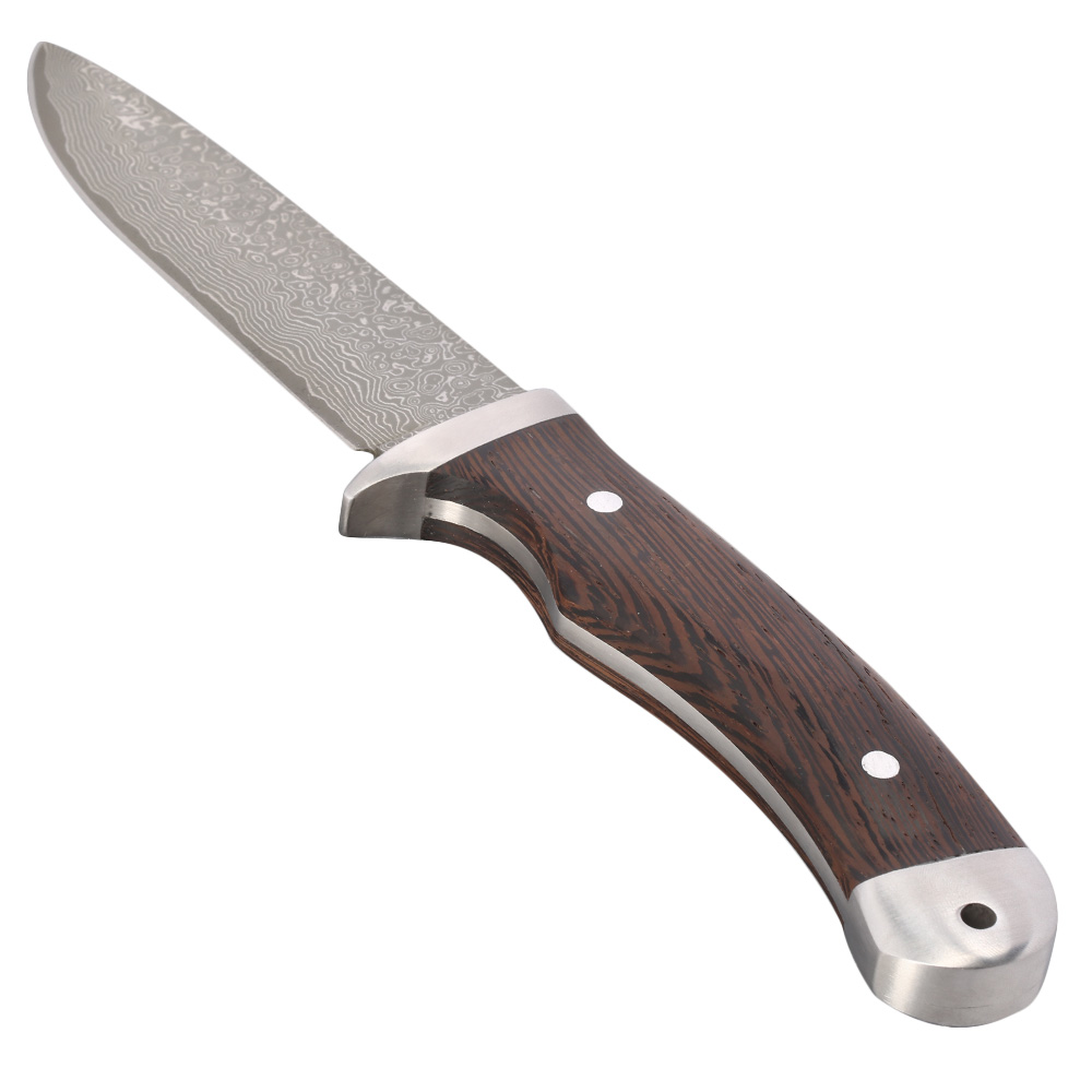 Haller Damast Grtelmesser Wenge inkl. Lederscheide Bild 1