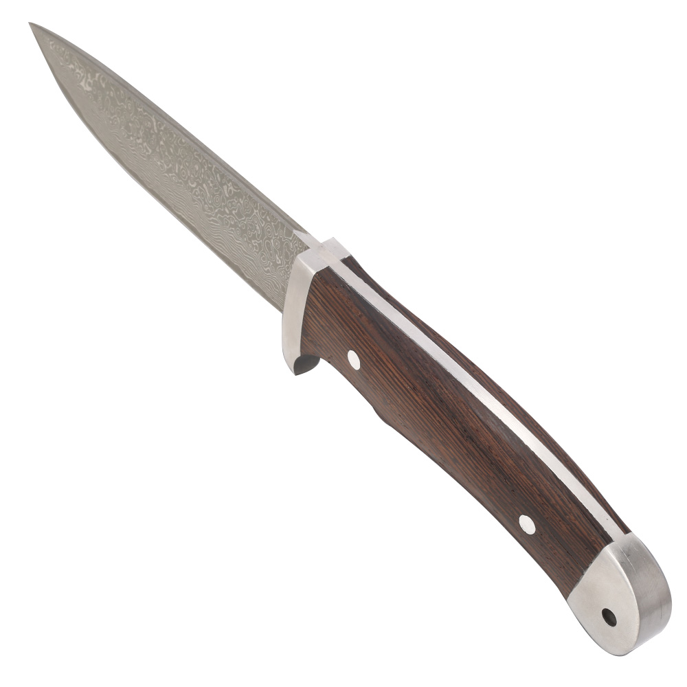 Haller Damast Grtelmesser Wenge inkl. Lederscheide Bild 1