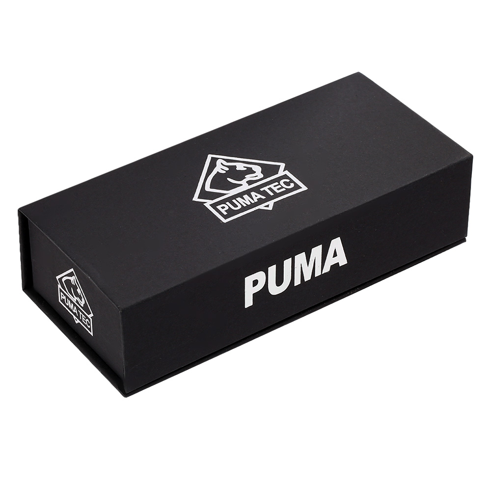 Puma Tec Taschenmesser mit Olivenholzgriff silber/braun Bild 1