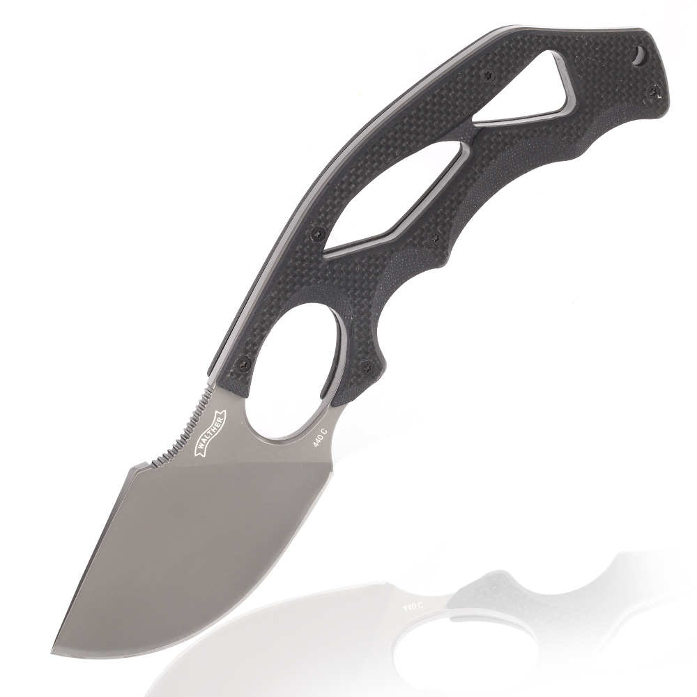 Walther Messer TSK 2 XXL Skinner grau inkl. Kydexscheide