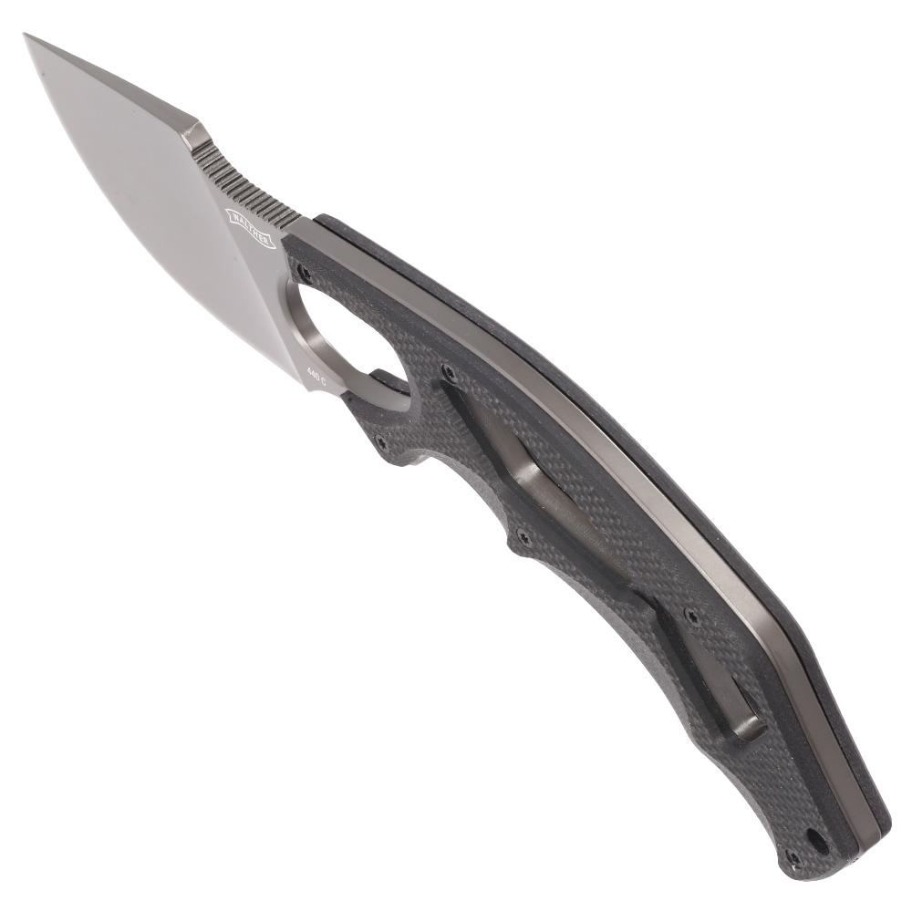 Walther Messer TSK 2 XXL Skinner grau inkl. Kydexscheide Bild 1
