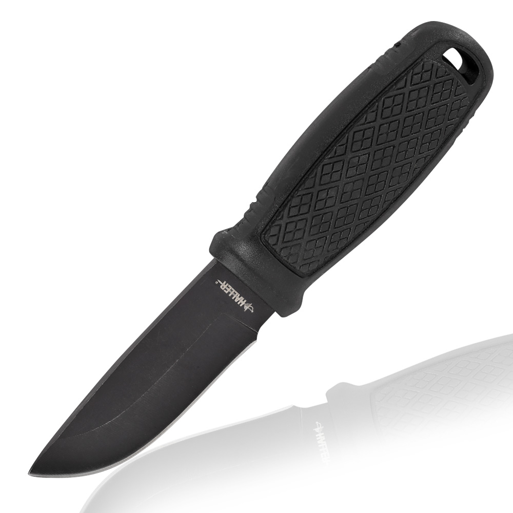 Haller Neck Knife All-Black inkl. Scheide