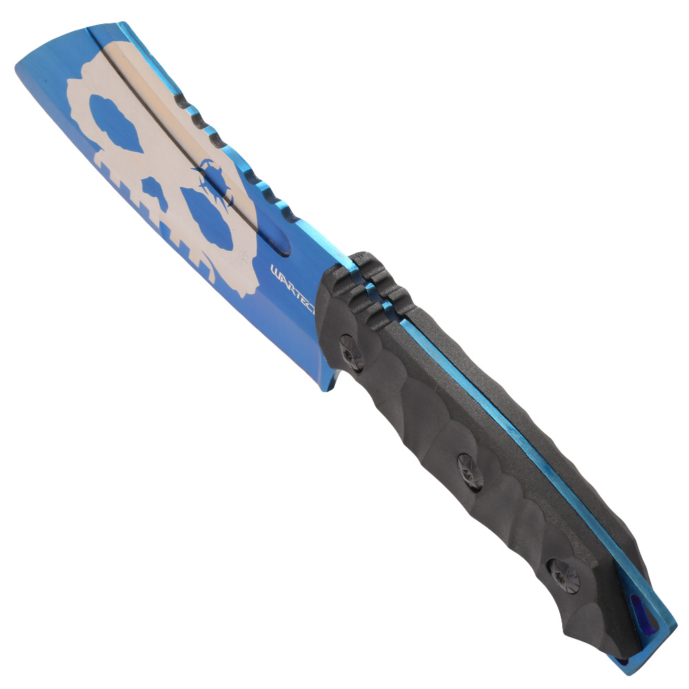 Wartech Survivalmesser blau inkl. Nylonscheide Bild 1