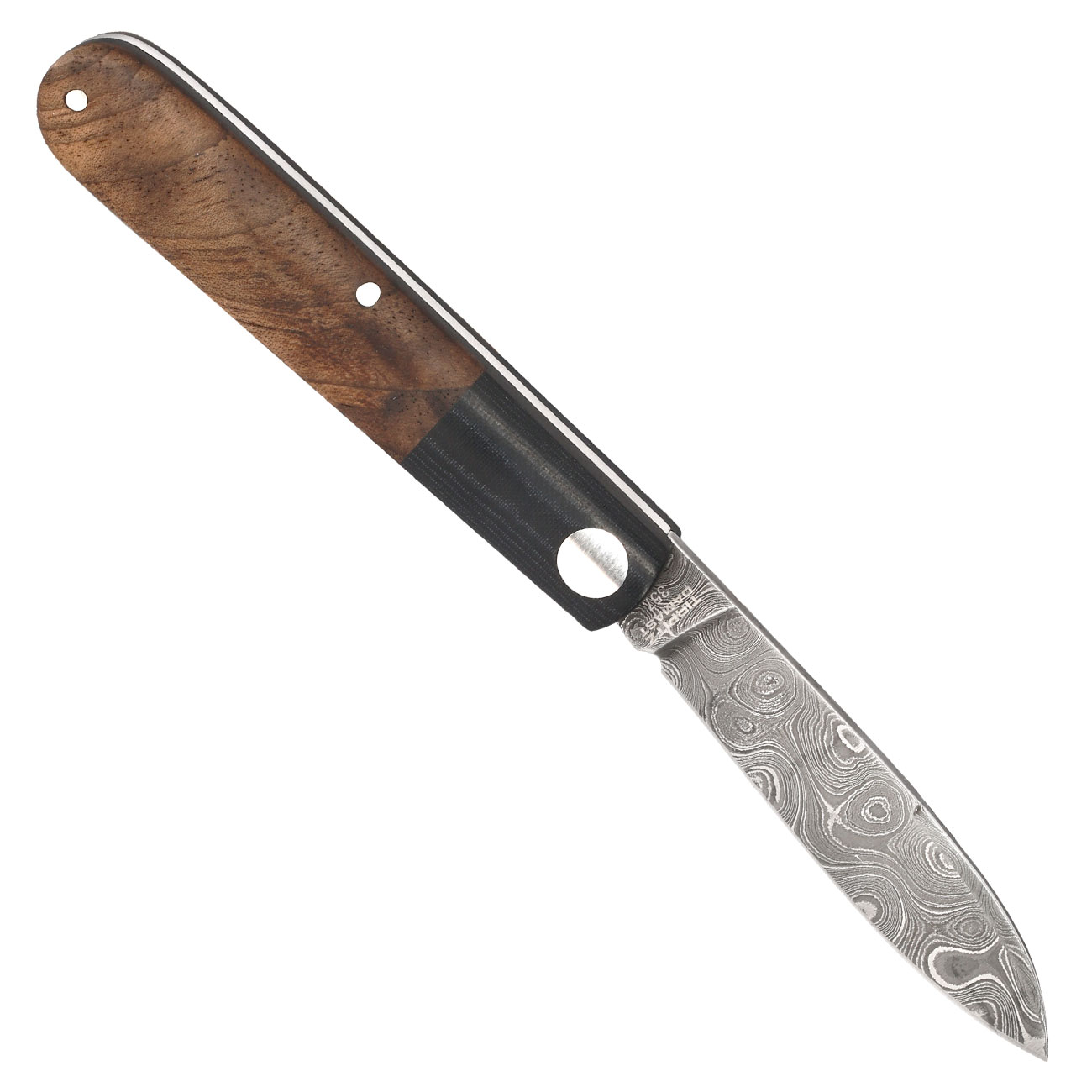 Bker Taschenmesser Barlow Prime Tirpitz Damast 200 Lagen Sammlermesser inkl. Filzetui Bild 1
