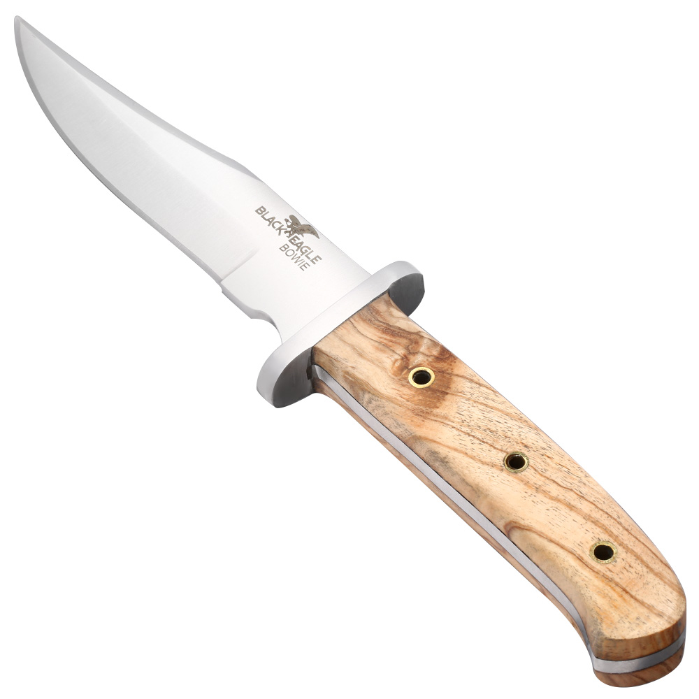 Black Eagle Junior Bowiemesser inkl. Lederscheide braun Bild 3