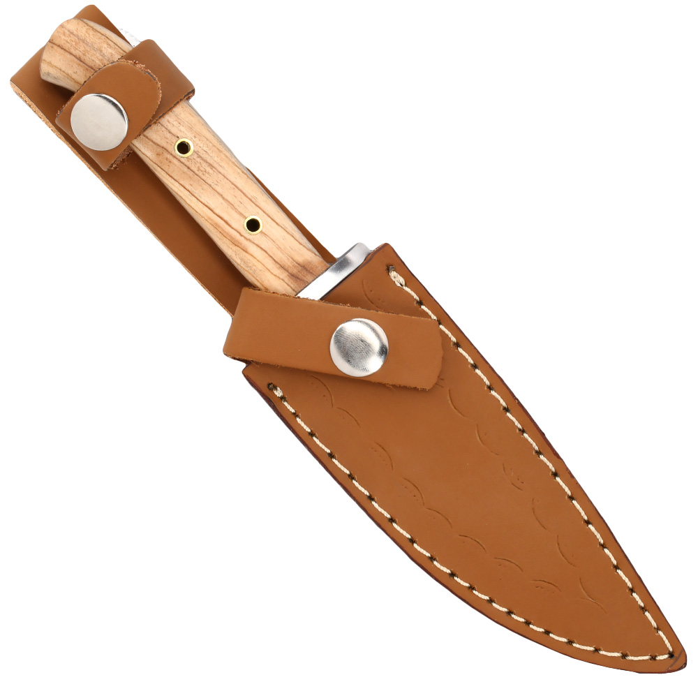Black Eagle Junior Bowiemesser inkl. Lederscheide braun Bild 4