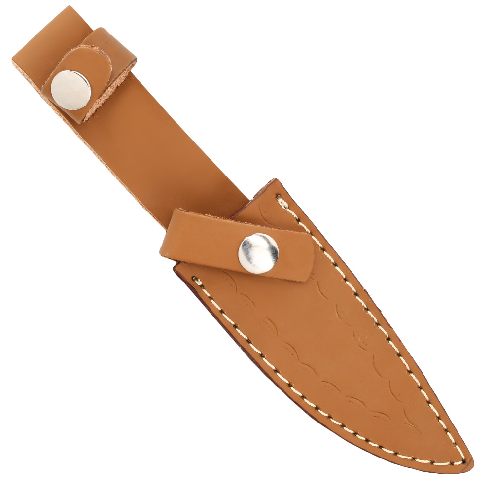 Black Eagle Junior Bowiemesser inkl. Lederscheide braun Bild 6