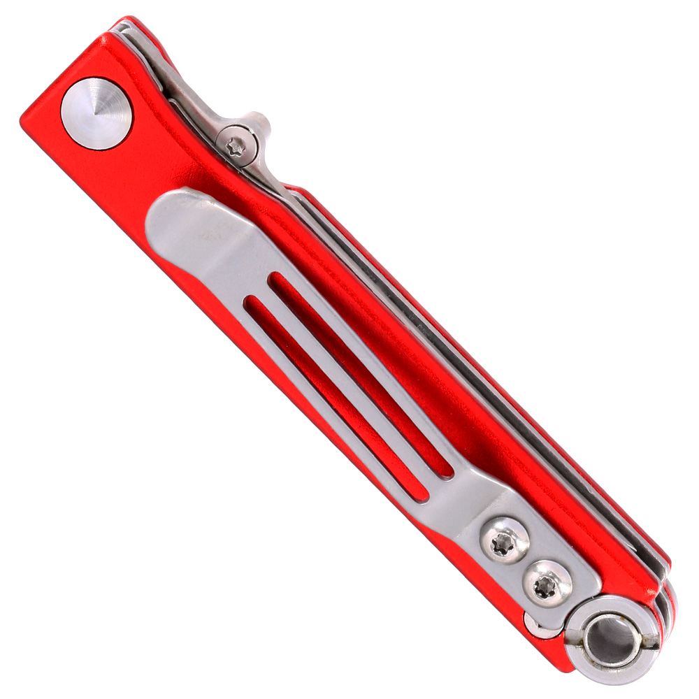 StatGear Einhandmesser Pocket Samurai rot inkl. Grtelclip Bild 5