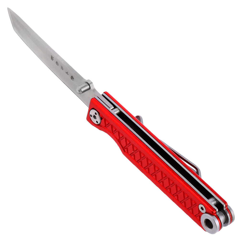 StatGear Einhandmesser Pocket Samurai rot inkl. Grtelclip Bild 6