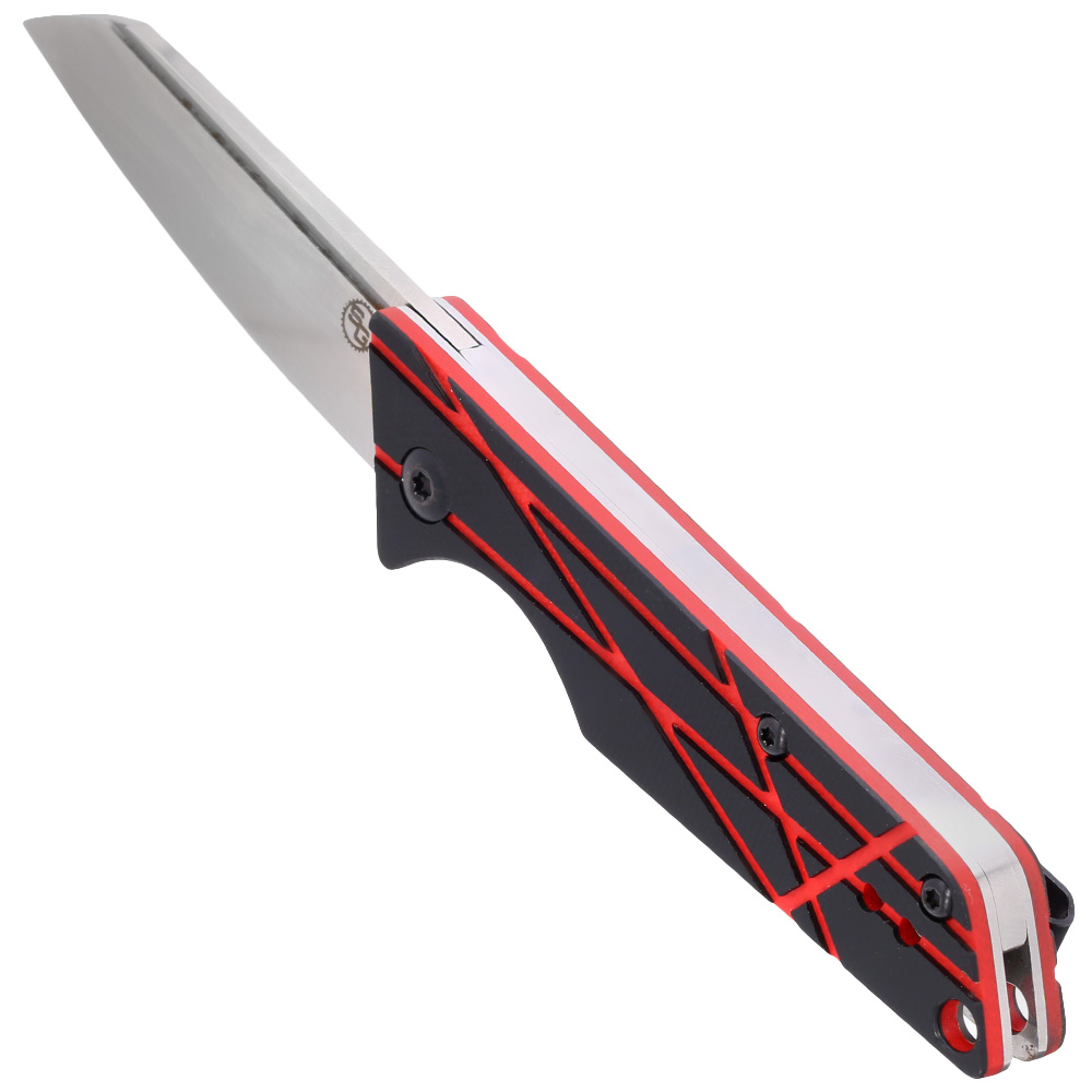 StatGear Taschenmesser Ledge D2 Stahl schwarz/rot inkl. Grtelclip Bild 6