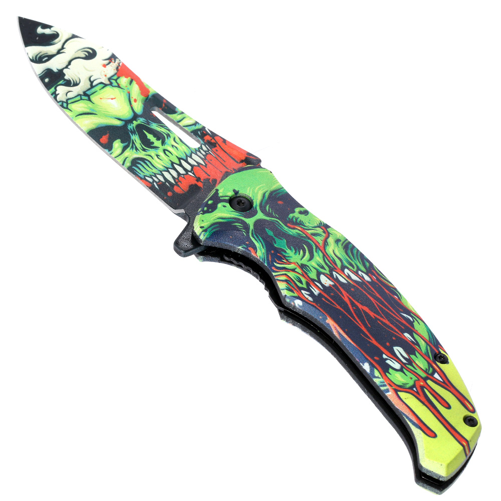 Haller Einhandmesser Nightmare Collection three 3D-Motiv inkl. Grtelclip Bild 2