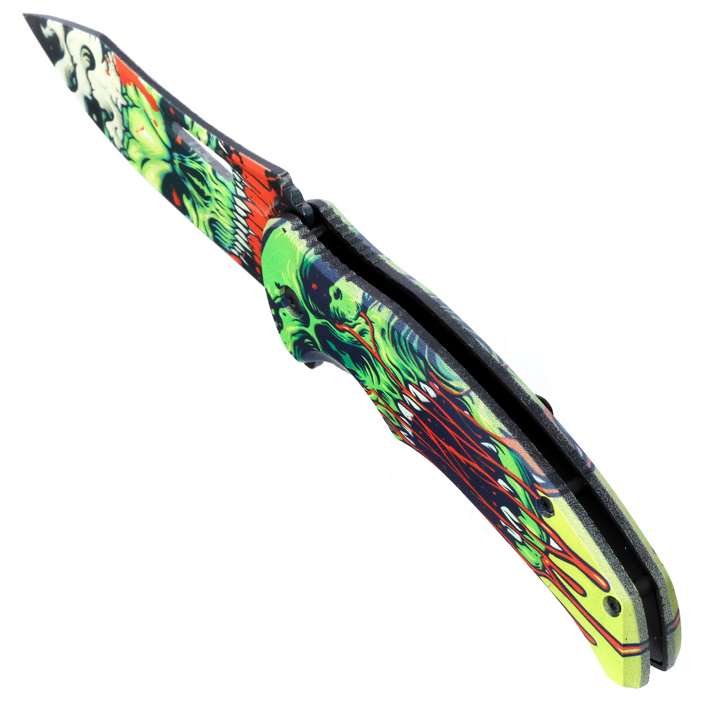 Haller Einhandmesser Nightmare Collection three 3D-Motiv inkl. Grtelclip Bild 6