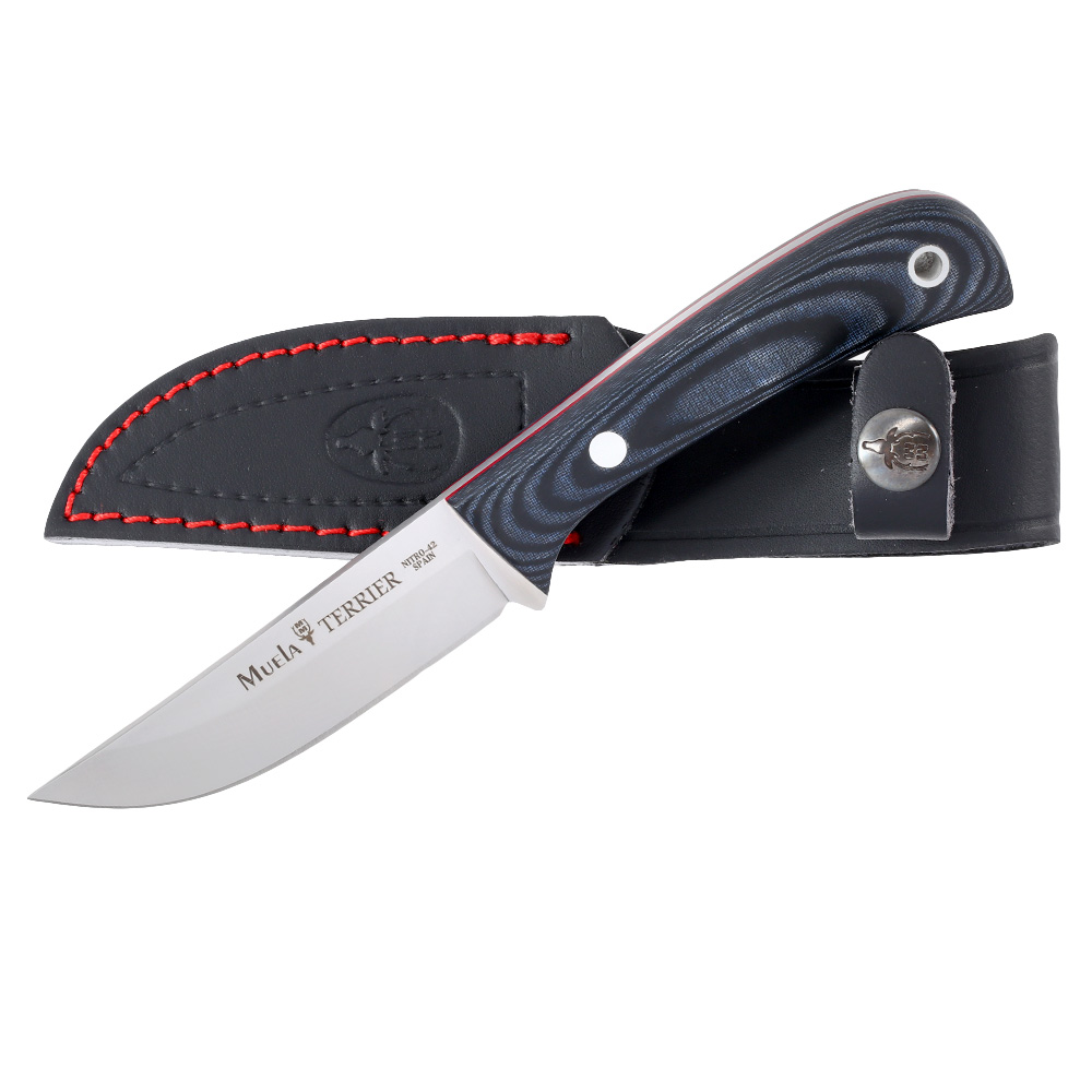 Muela Grtelmesser Terrier Micarta inkl. Lederscheide Bild 1