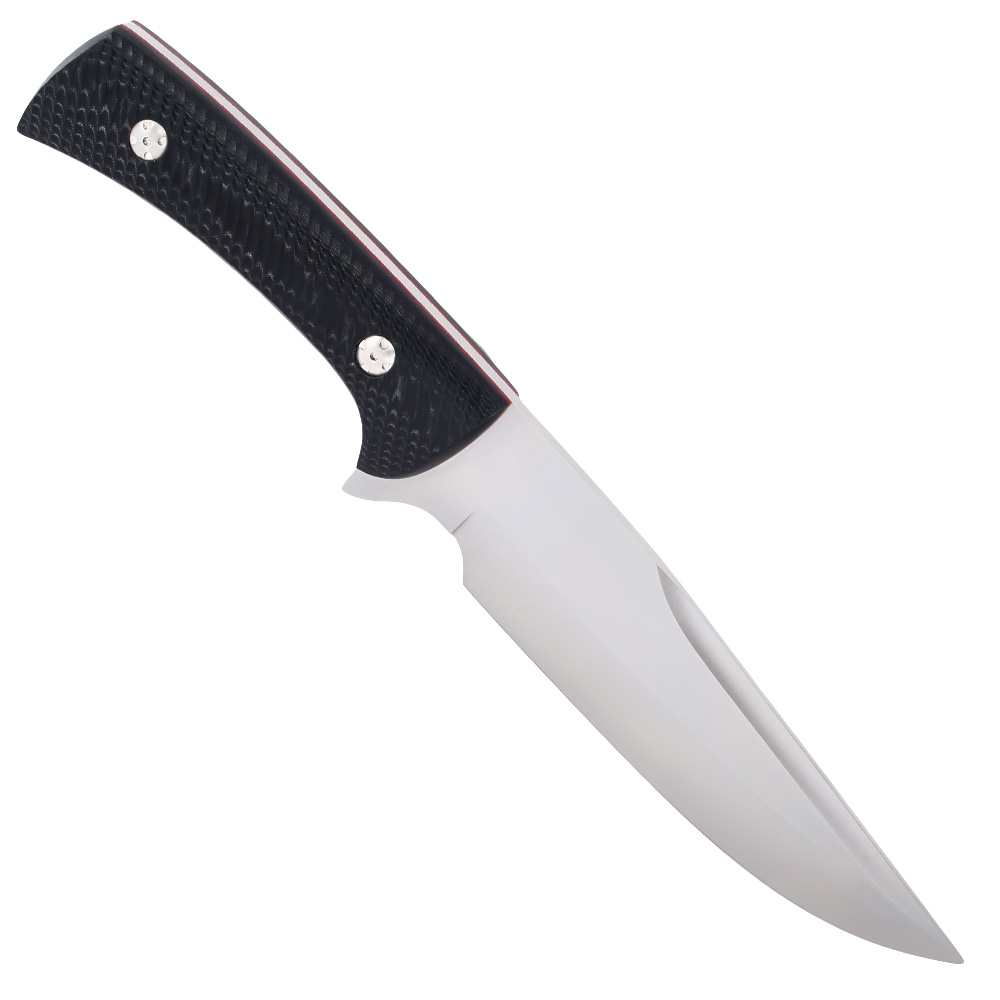 Muela Grtelmesser Jabali Micarta silber/schwarz inkl. Lederscheide Bild 1