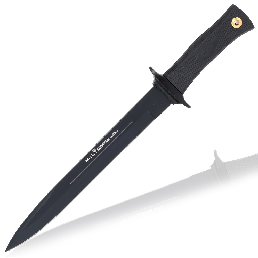 Muela Jagdmesser Scorpion schwarz inkl. Lederscheide