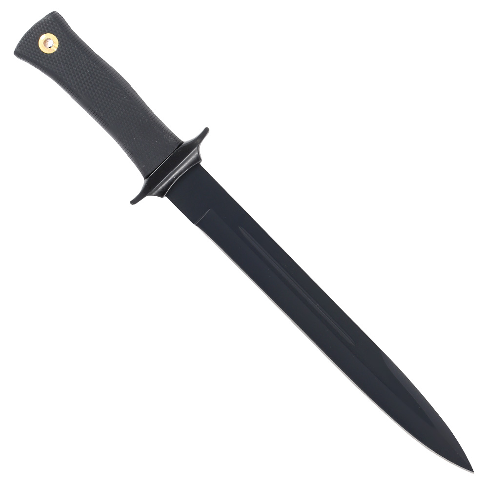 Muela Jagdmesser Scorpion schwarz inkl. Lederscheide Bild 1