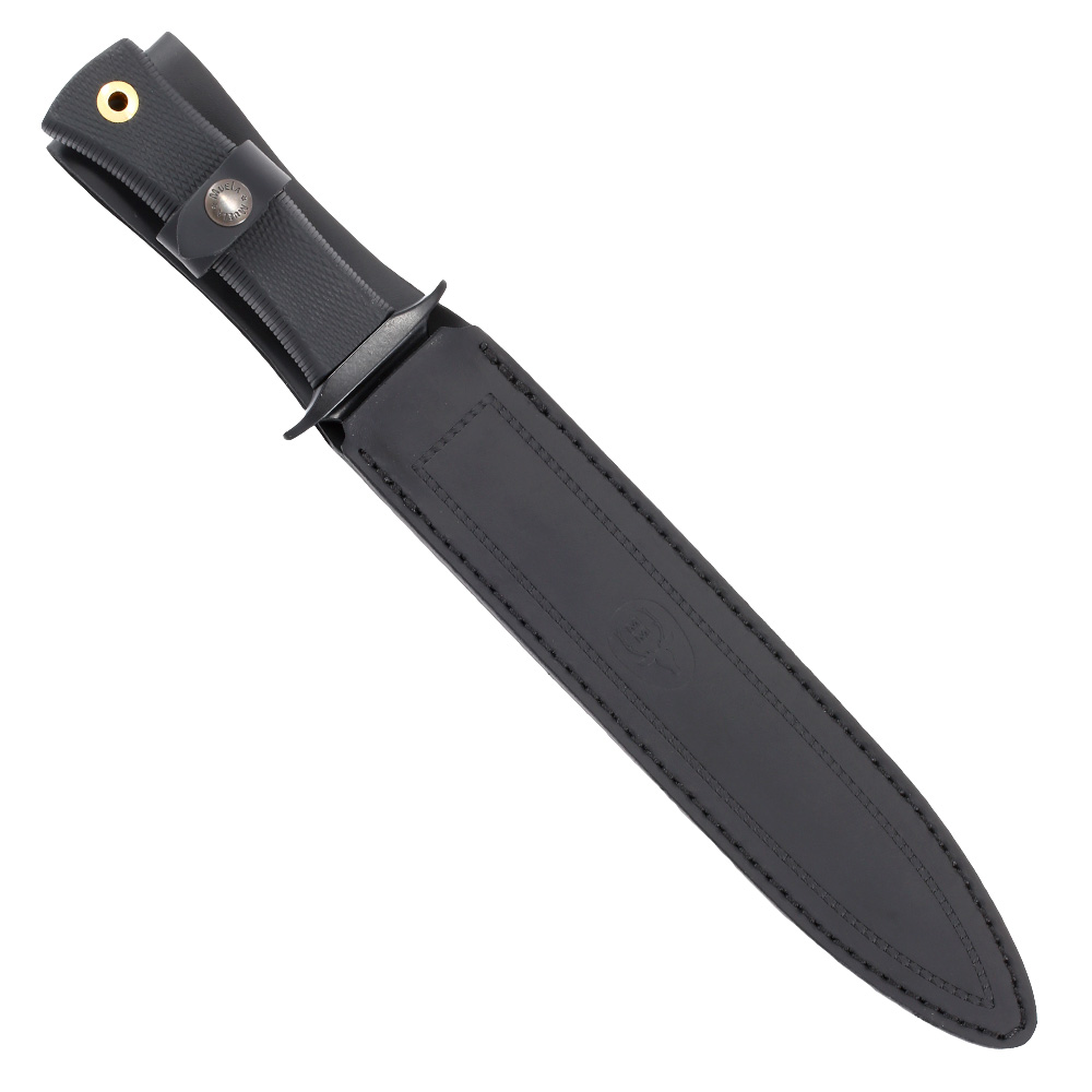 Muela Jagdmesser Scorpion schwarz inkl. Lederscheide Bild 4
