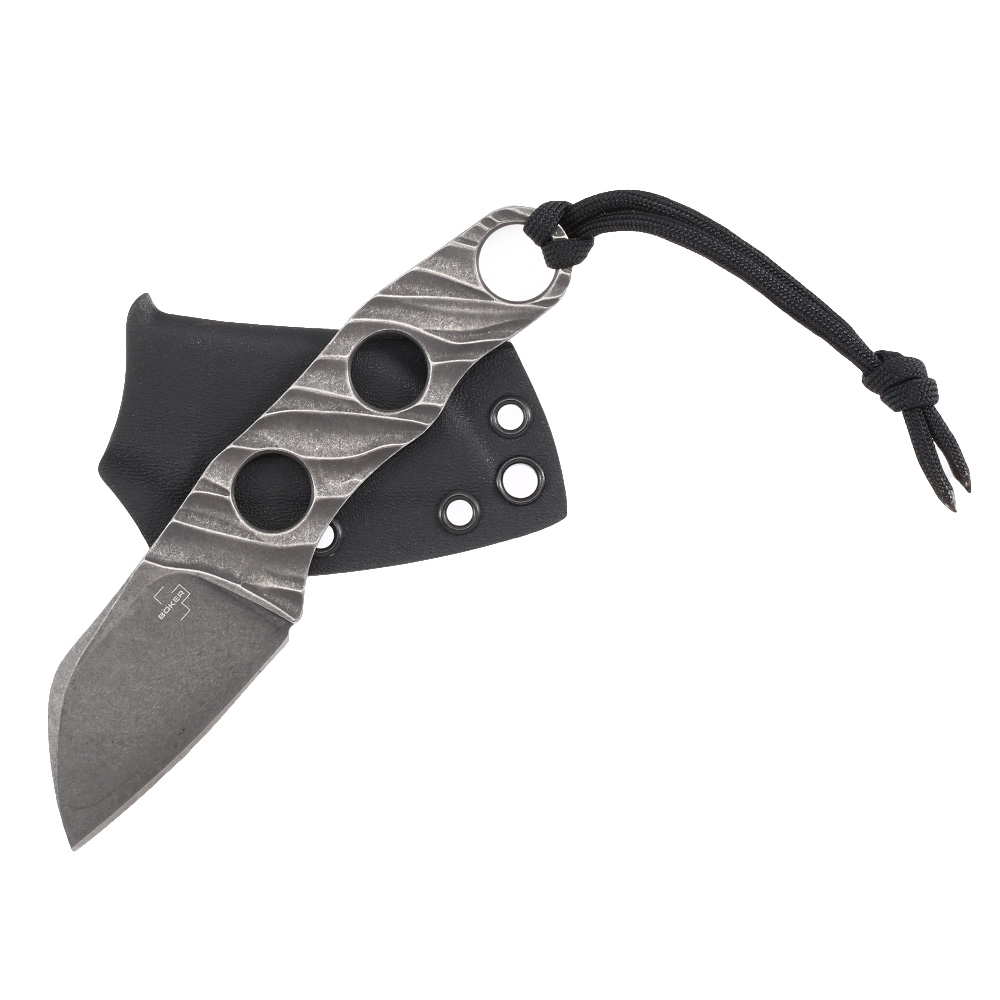 Bker Plus Neck Knife Kazhan D2 silber inkl. Kydex Scheide Bild 2