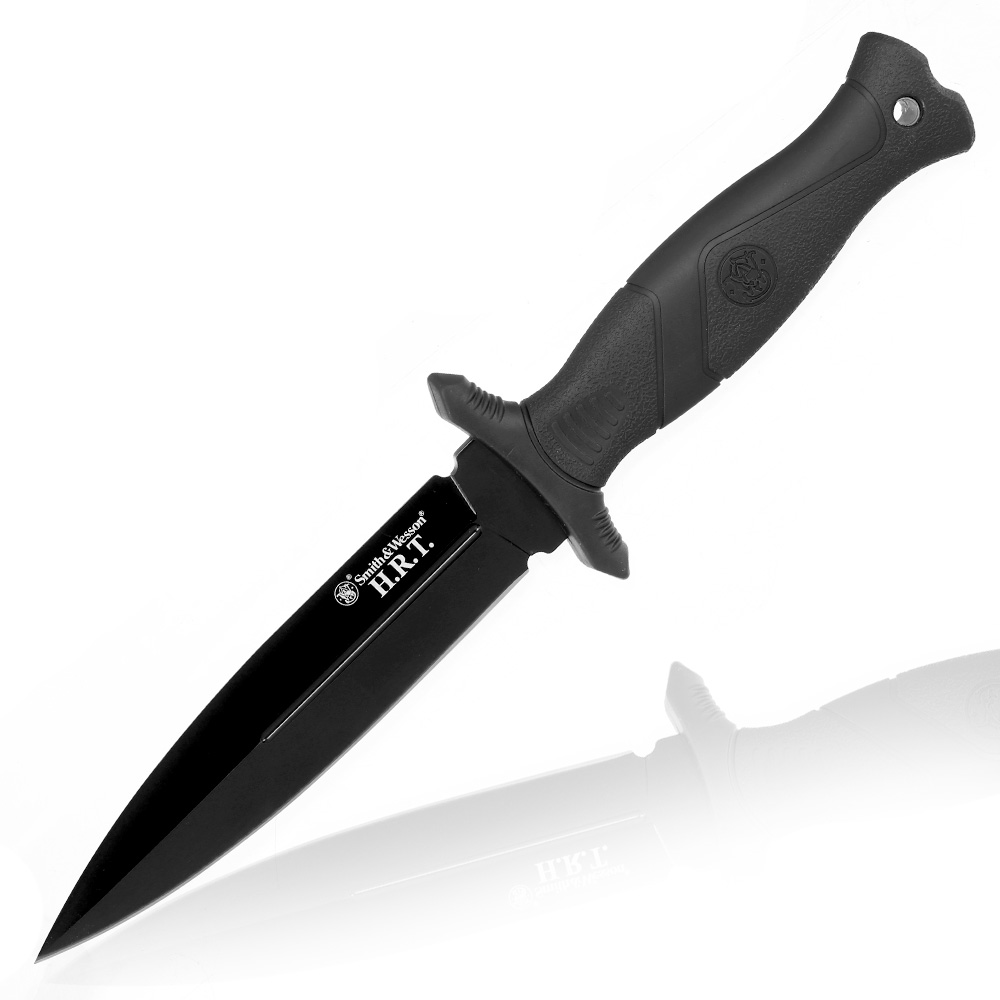 Smith & Wesson Stiefelmesser HRT 5.5 schwarz inkl. Nylonscheide