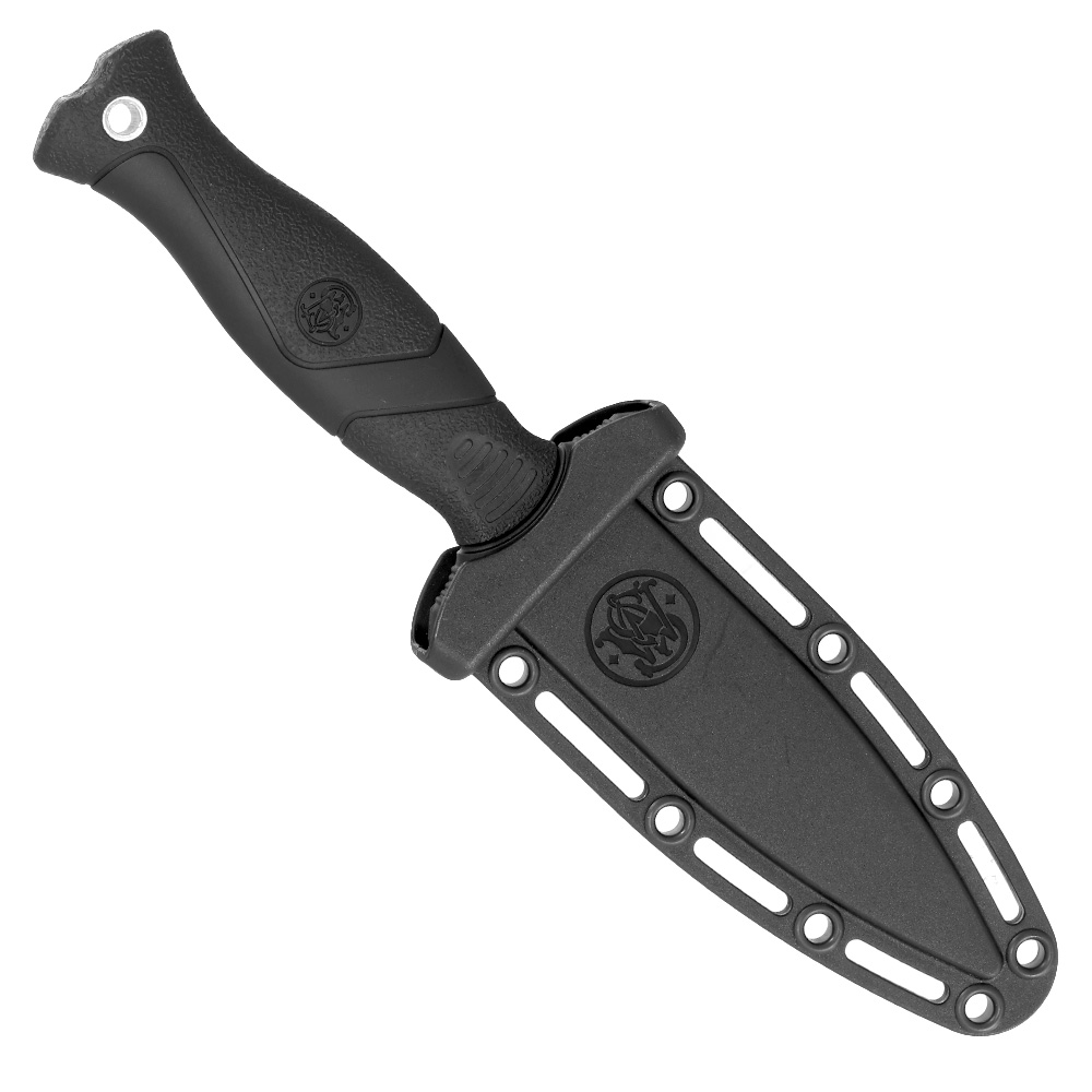 Smith & Wesson Stiefelmesser HRT 4 schwarz inkl. Nylonscheide Bild 4