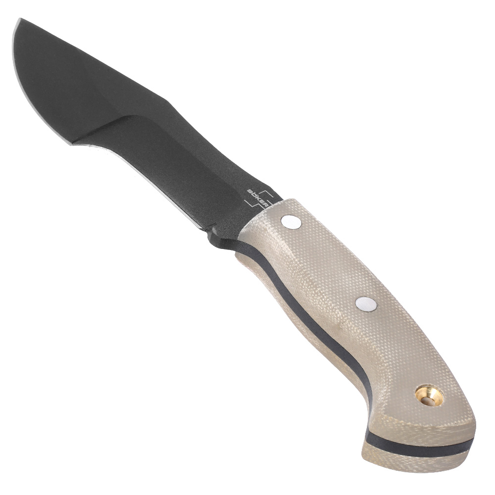 Bker Plus Outdoormesser Mini Tracker schwarz/tan inkl. Kydexscheide Bild 1