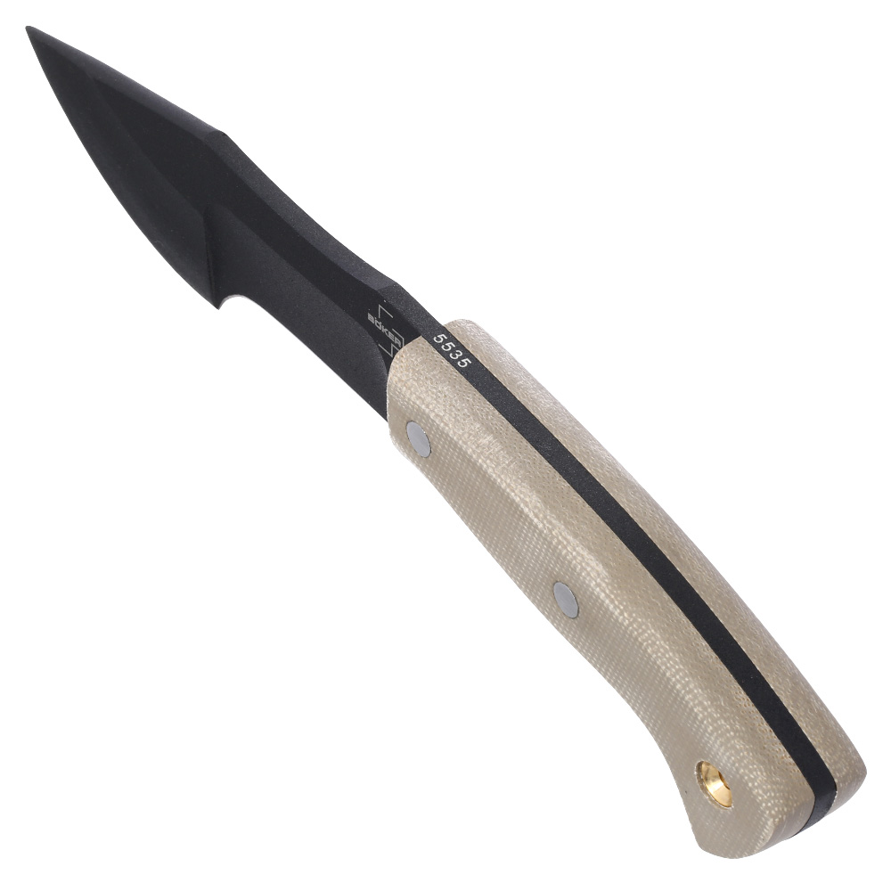 Bker Plus Outdoormesser Mini Tracker schwarz/tan inkl. Kydexscheide Bild 1