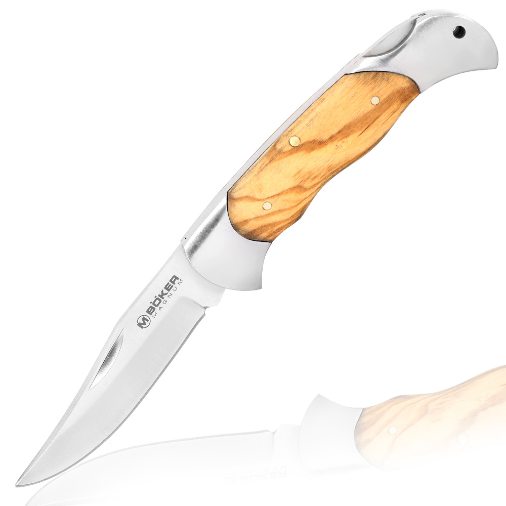 Magnum Taschenmesser Classic Hunter One mit Holzgriffschalen braun