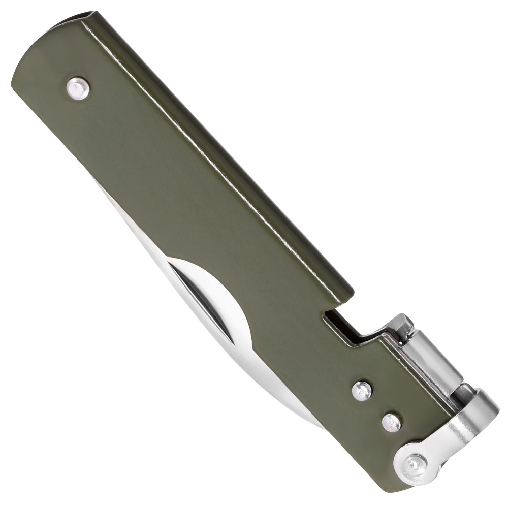 History Knife & Tool Taschenmesser Japenese Army Pen Knife Can Opener oliv inkl. Dosenffner Bild 5
