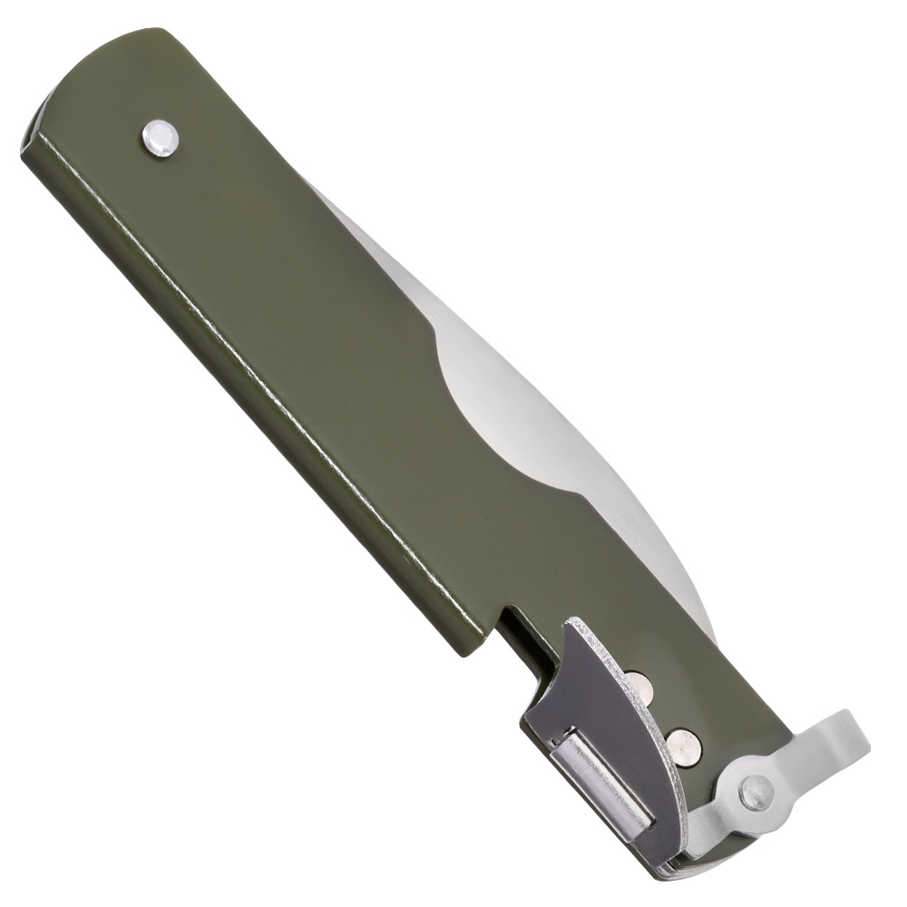 History Knife & Tool Taschenmesser Japenese Army Pen Knife Can Opener oliv inkl. Dosenffner Bild 6