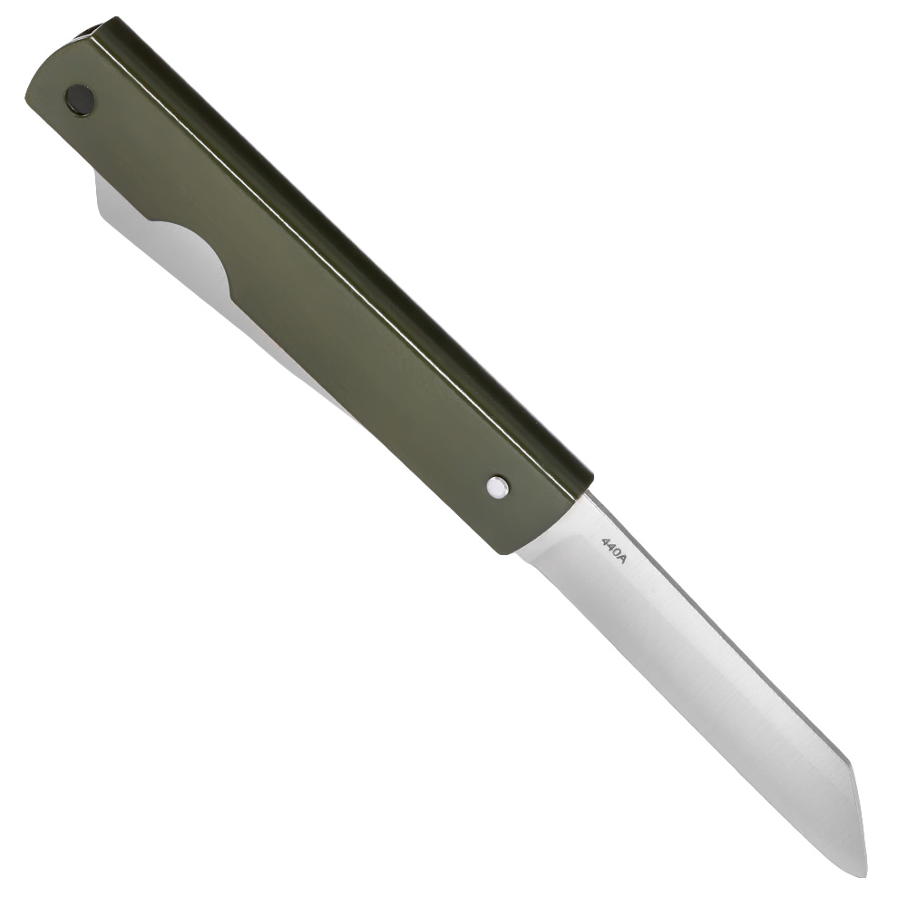 History Knife & Tool Taschenmesser Japenese Army Pen Knife Saw & Hawkbill oliv Bild 1