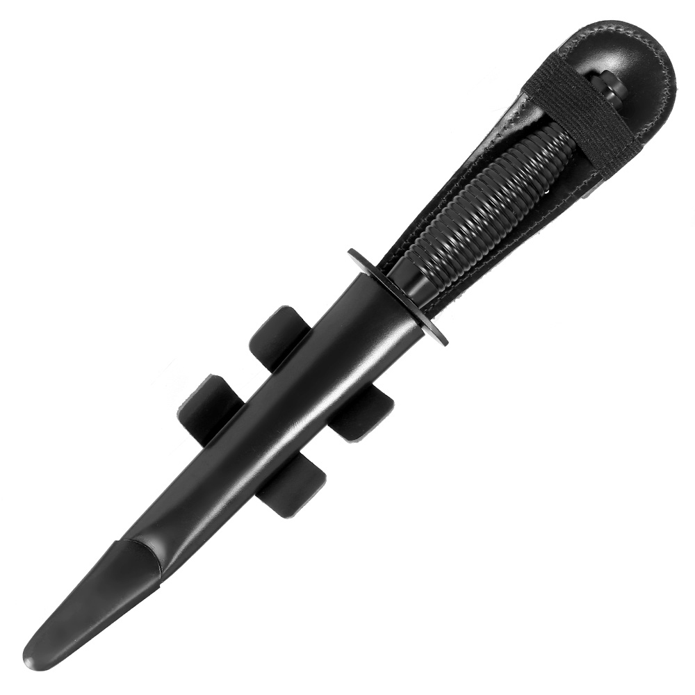 History Knife & Tool Dolch Commando Dagger schwarz inkl. Ledergrtelscheide Bild 4