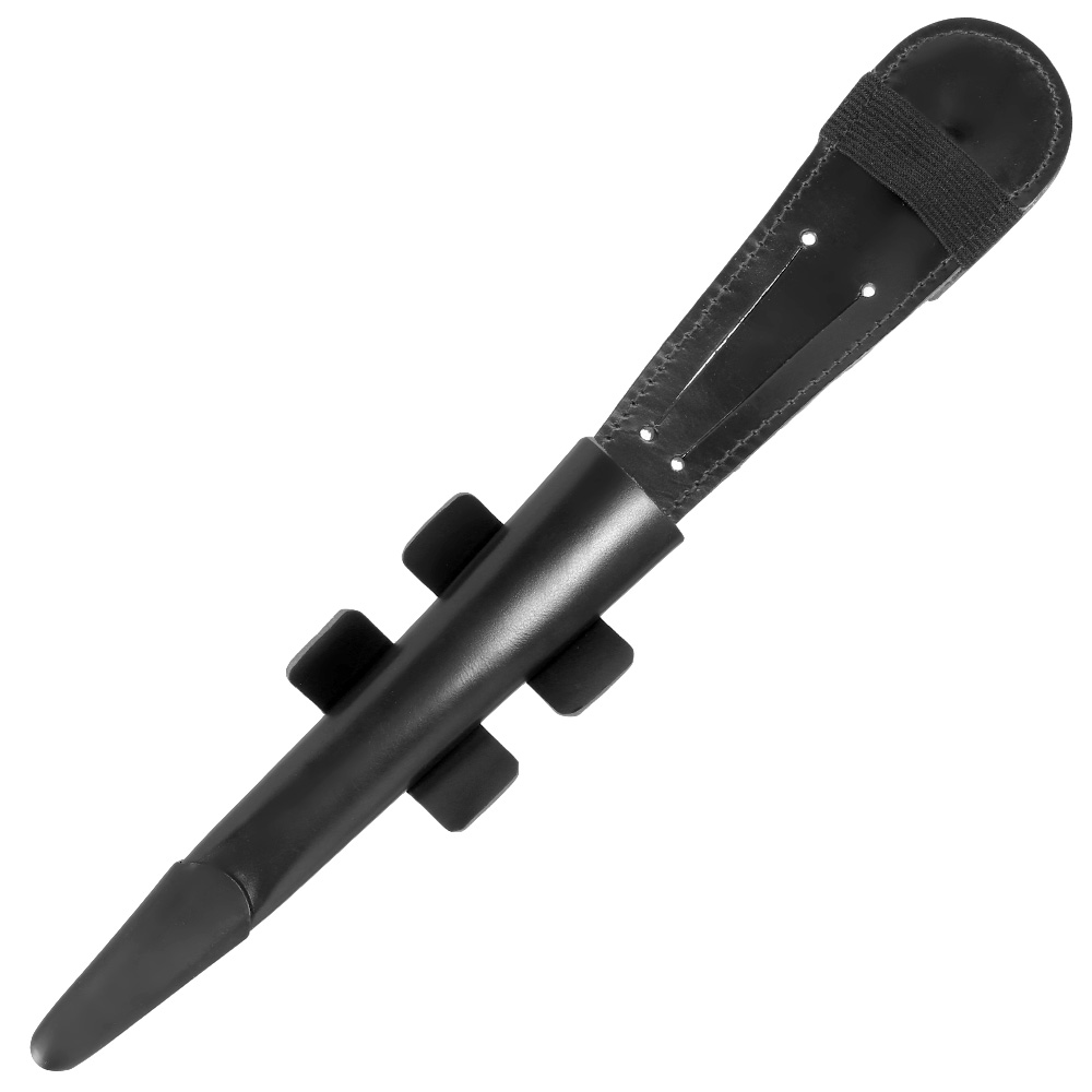 History Knife & Tool Dolch Commando Dagger schwarz inkl. Ledergrtelscheide Bild 5