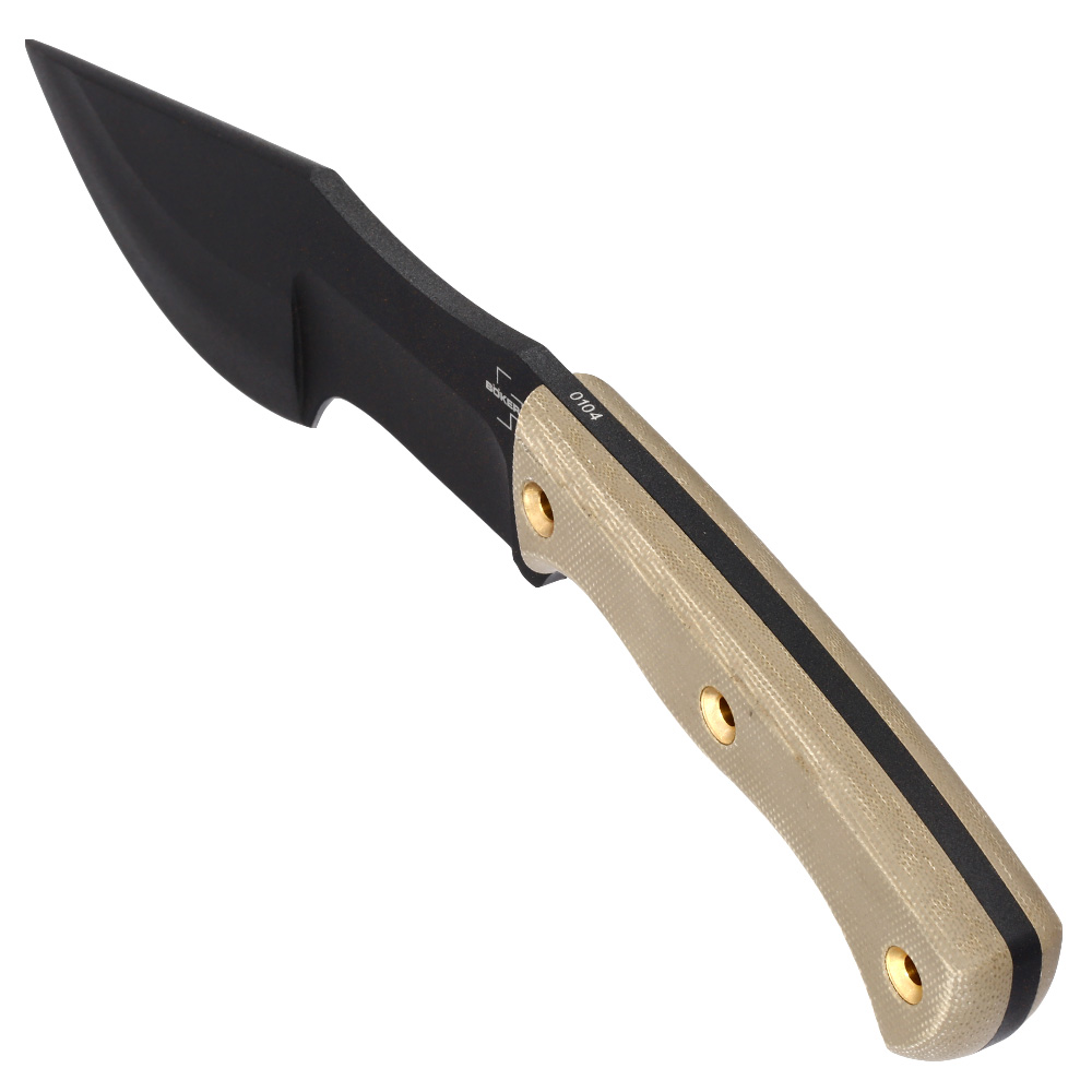 Bker Plus Outdoormesser Tracker schwarz/tan inkl. Kydexscheide Bild 1