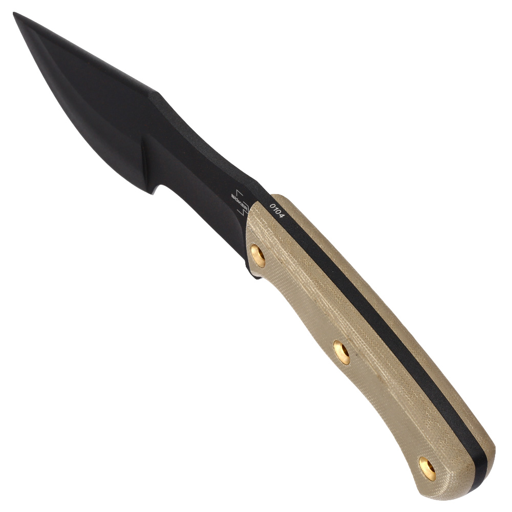 Bker Plus Outdoormesser Tracker schwarz/tan inkl. Kydexscheide Bild 7