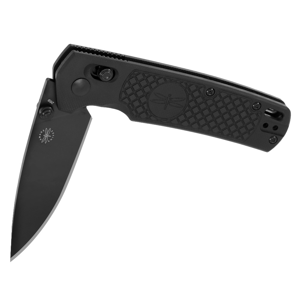 Amare Knives Einhandmesser FieldBro Blackout VG10 Stahl schwarz inkl. Grtelclip Bild 3