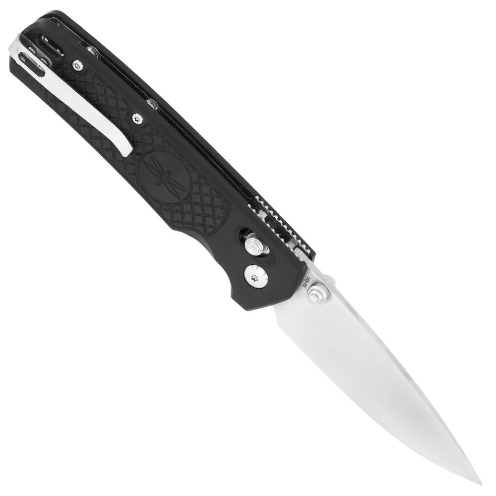Amare Knives Einhandmesser FieldBro VG10 Stahl schwarz/silber inkl. Gürtelclip Bild 1
