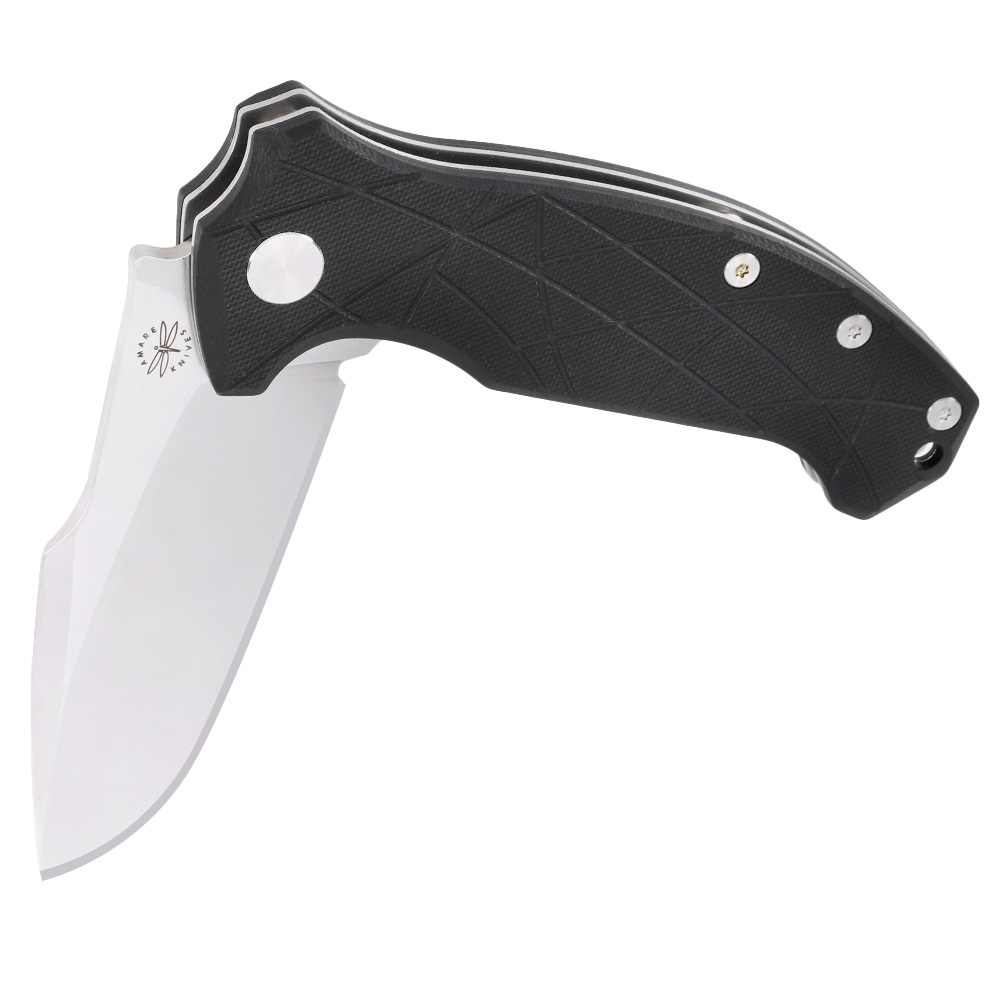 Amare Knives Einhandmesser Coloso D2 Stahl schwarz inkl. Gürtelclip Bild 3