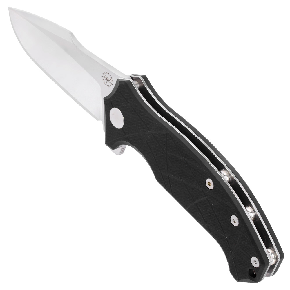 Amare Knives Einhandmesser Coloso D2 Stahl schwarz inkl. Gürtelclip Bild 6