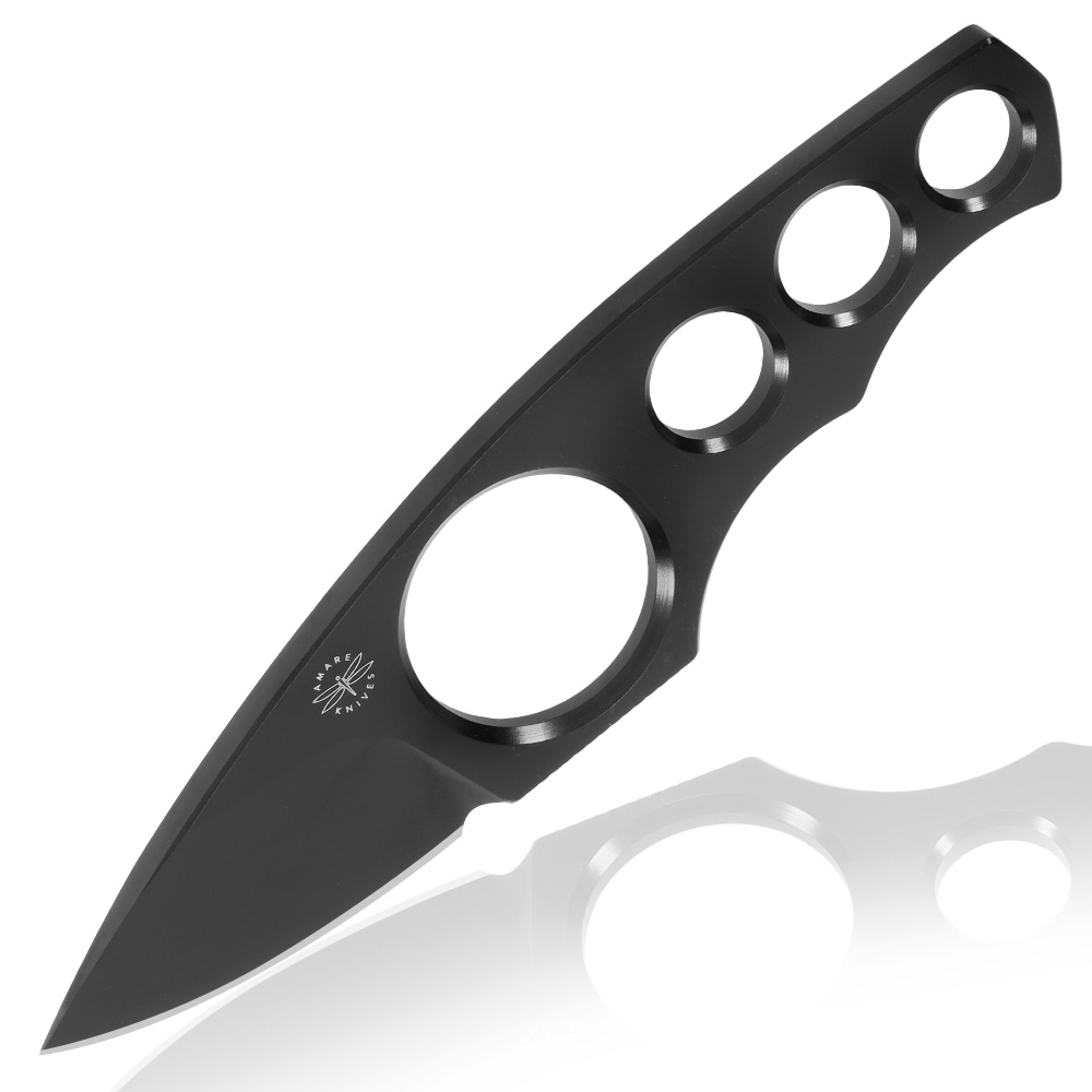 Amare Knives Neck Knife A-Max schwarz inkl. Kydex Scheide