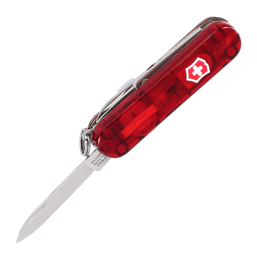 Victorinox Taschenmesser Signature Lite rot transparent inkl. Kugelschreiber, LED Lampe Bild 1